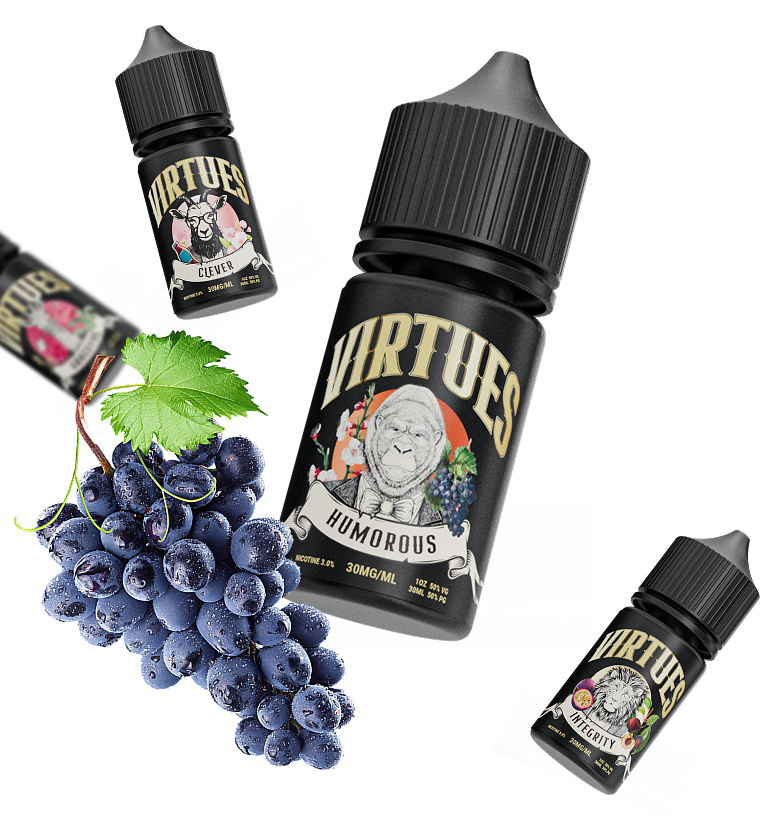 Humorous Sakura Grape